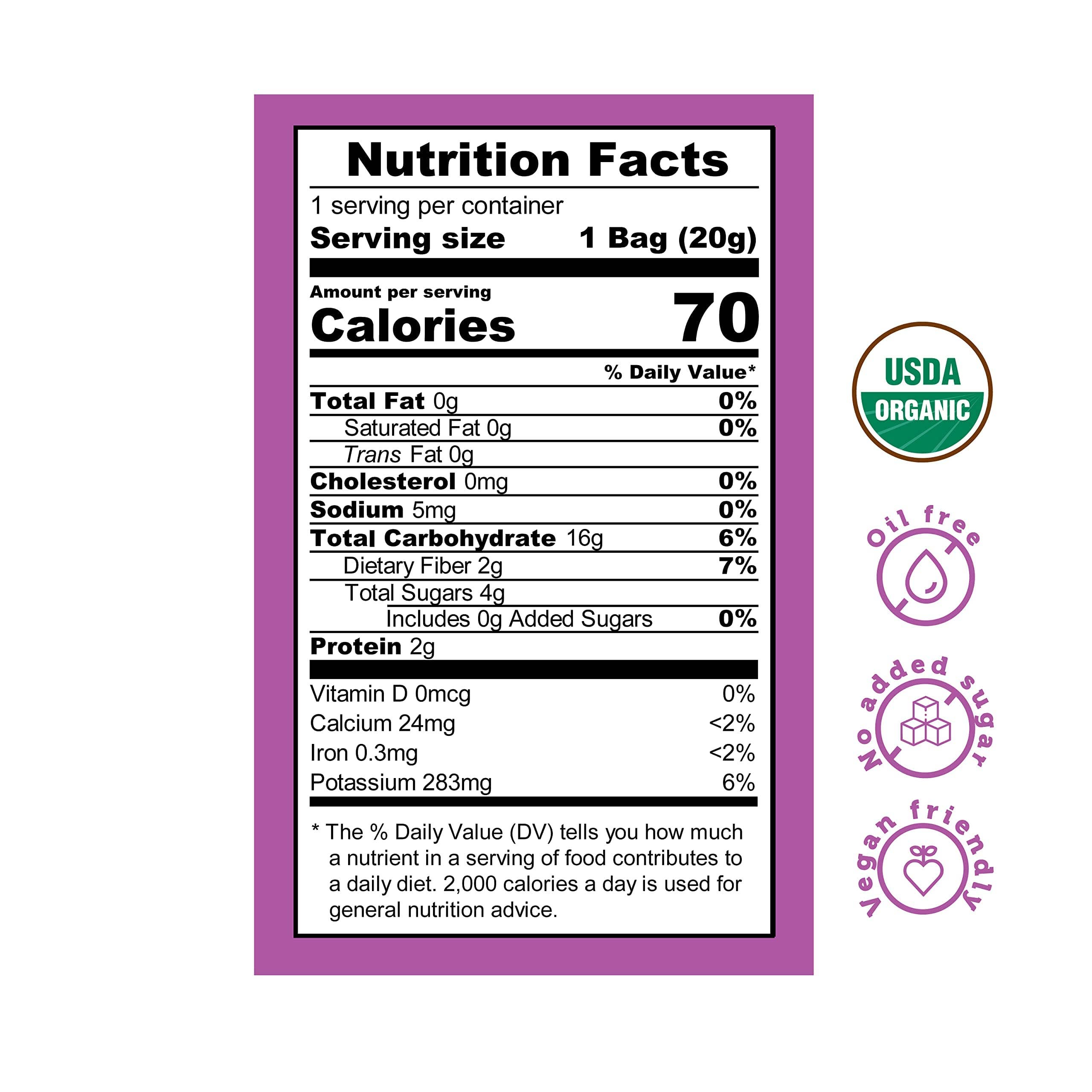 GOOD CHIPS by Paramo Snacks - Wholesale Chips - 12 count Baked Organic Beet and Yacon Chips - 0.7oz bags1