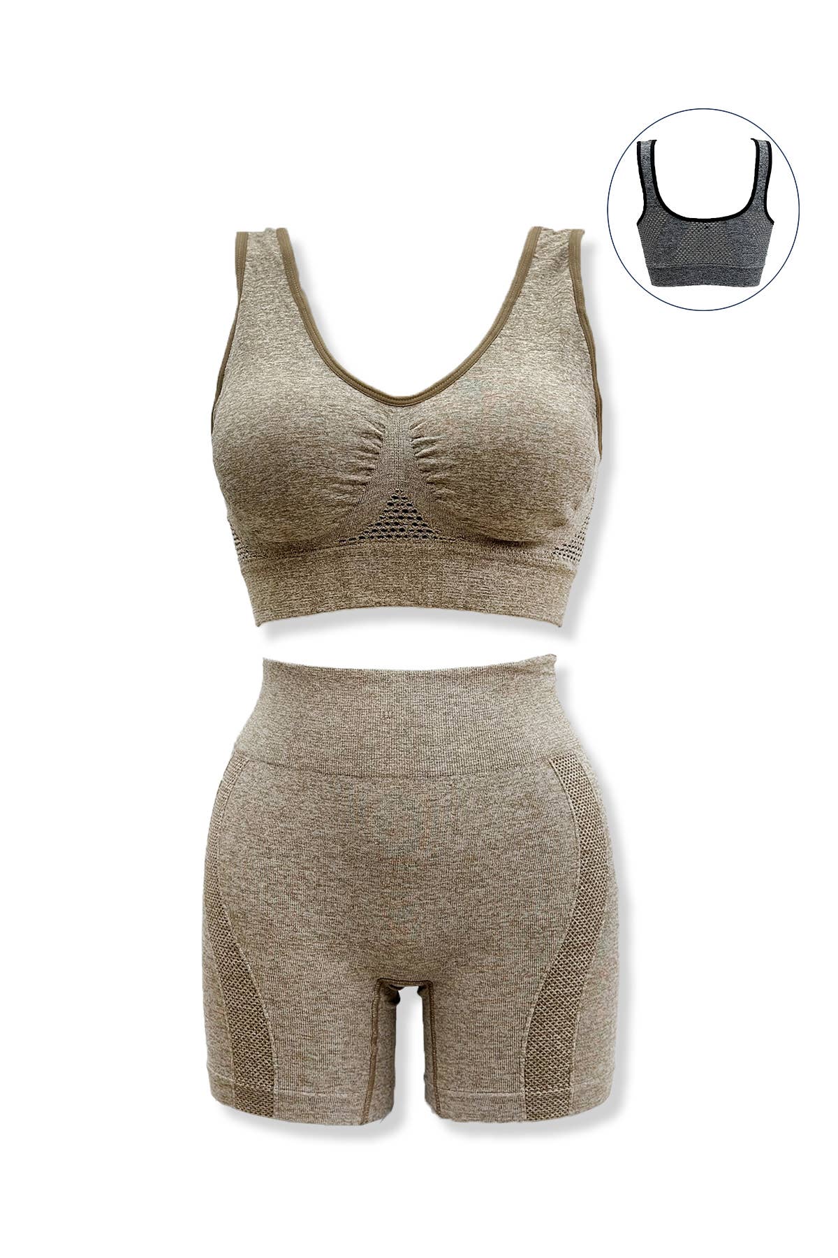 Belle Com'Elle - Wholesale Activewear Set - Women's - Ribbed Sports Set4