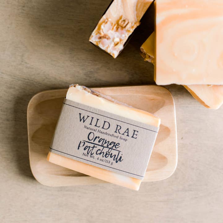 Wild Rae - Wholesale Bar Soap - Orange Patchouli | Handcrafted Natural Soap Bar2