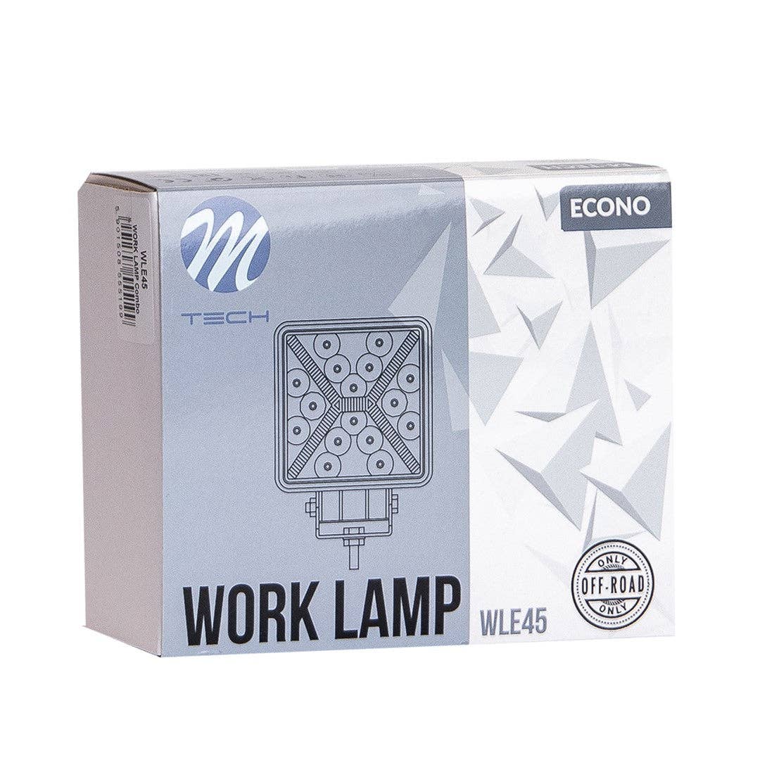 S&U FairTrade UG - Wholesale Zaklamp - Werklamp M-TECH ECONO 4" 9x3W Hex 27W 12-30V 4D Spot2
