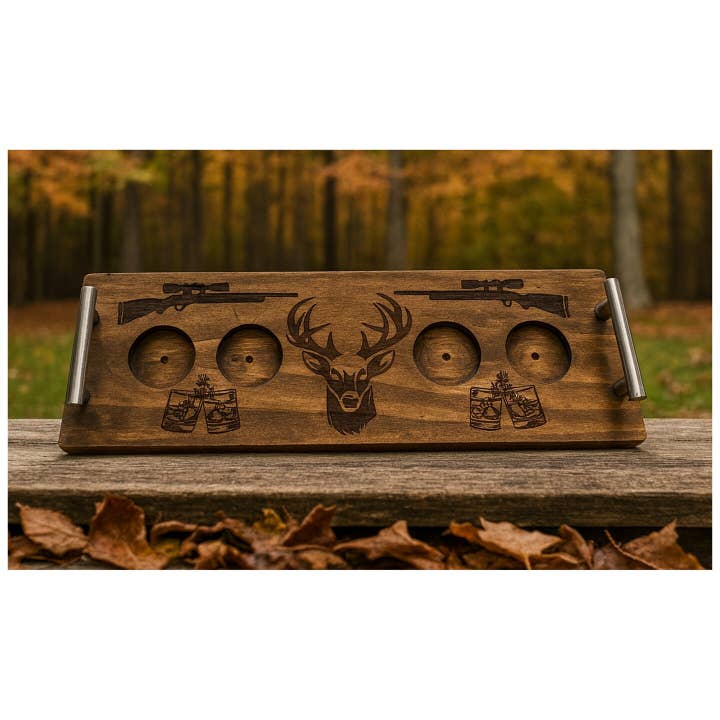 Jacht Thema Whiskey Proeverij met Bourbon Recept QR Code voor wholesale door Wooden Nose Gift Shop