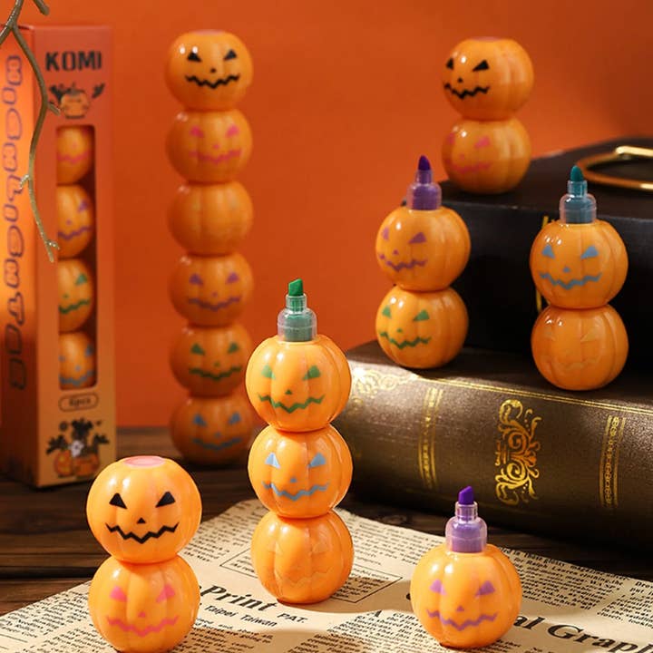 Halloween Pumpkin Highlighter Pens β Fun School Markers for wholesale by Toyarina