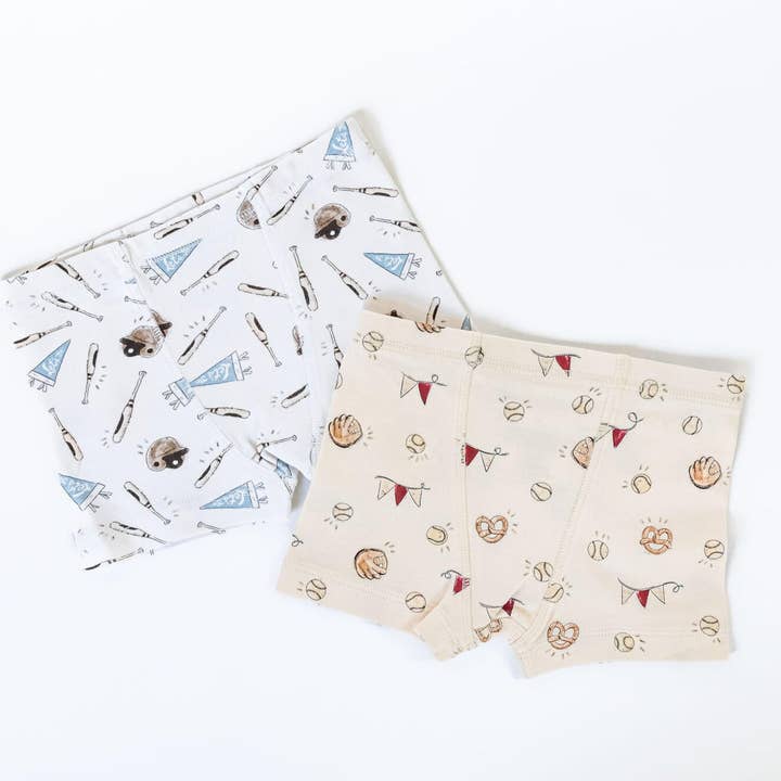 Let's Go | Kids' Organic Boxers for wholesale by L'ovedbaby