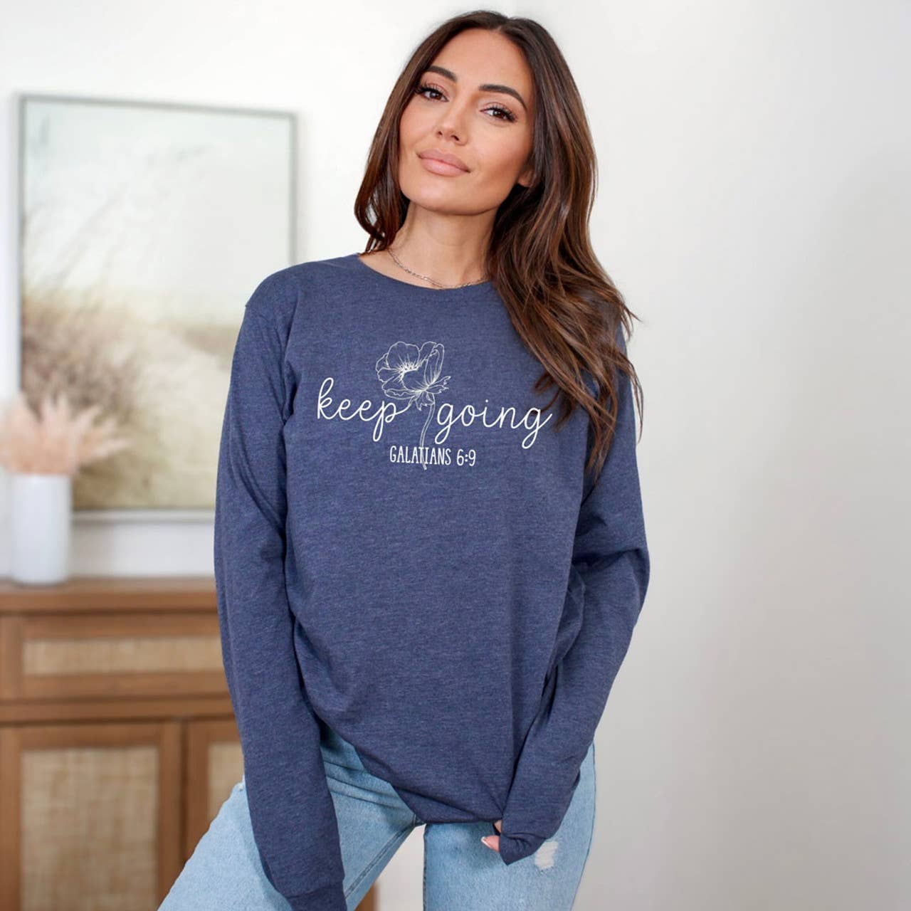 Trendy Transfers - Wholesale Sublimation Transfer - Keep Going WHITE DTF Heat Transfer0