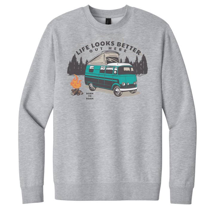Van Life Vibes - Ridge Crewneck Sweatshirt for wholesale by Direction Apparel