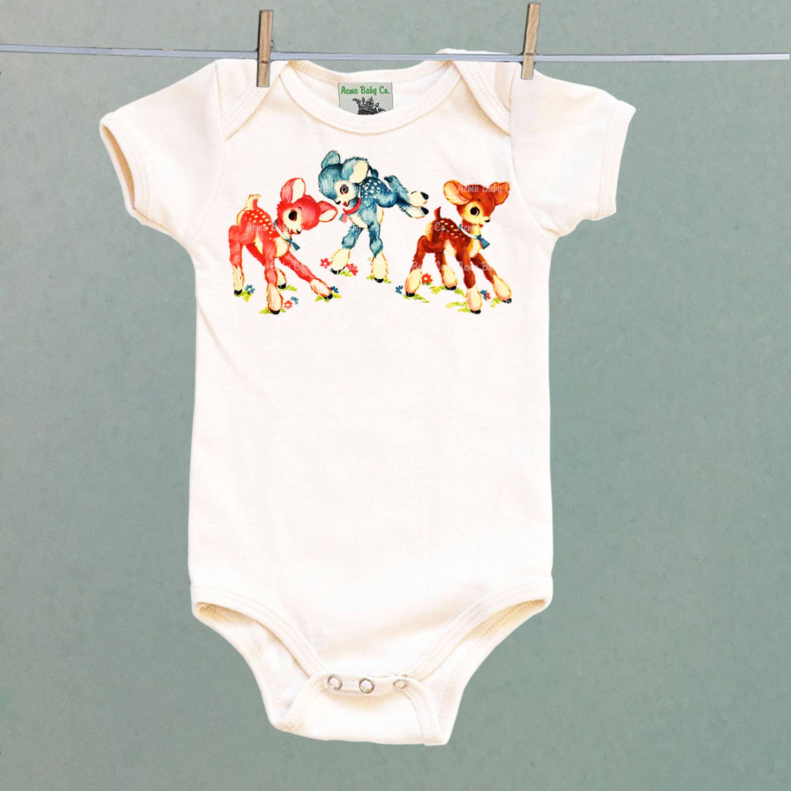 REMOVED BRAND - Wholesale Bodysuit (Non-Footed) - Baby - Three Deer Organic Bodysuit3
