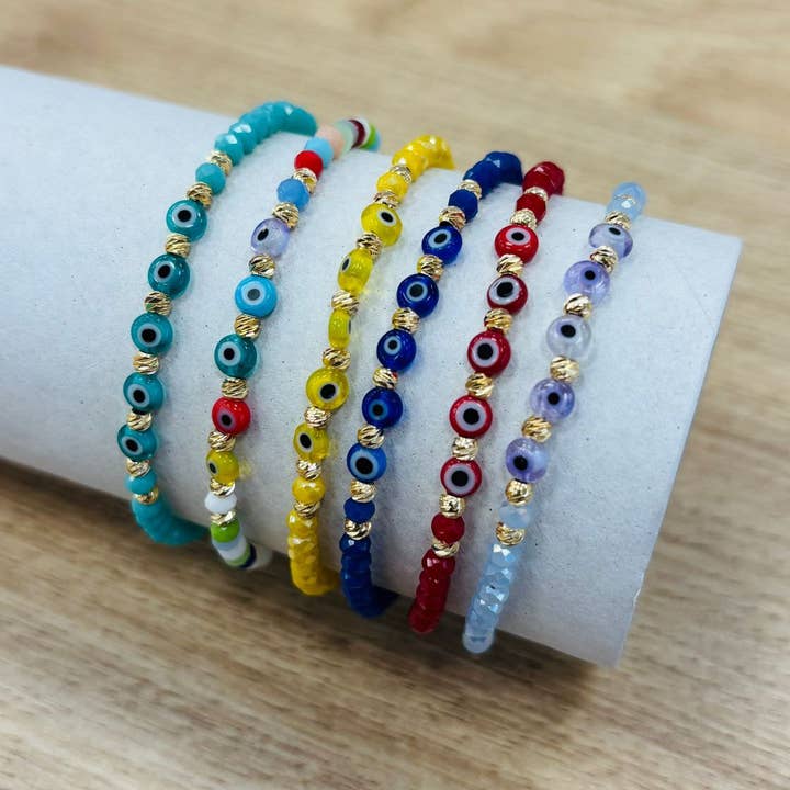 Hecho a mano - Wholesale Beaded Bracelet - Turkish eye bracelet1