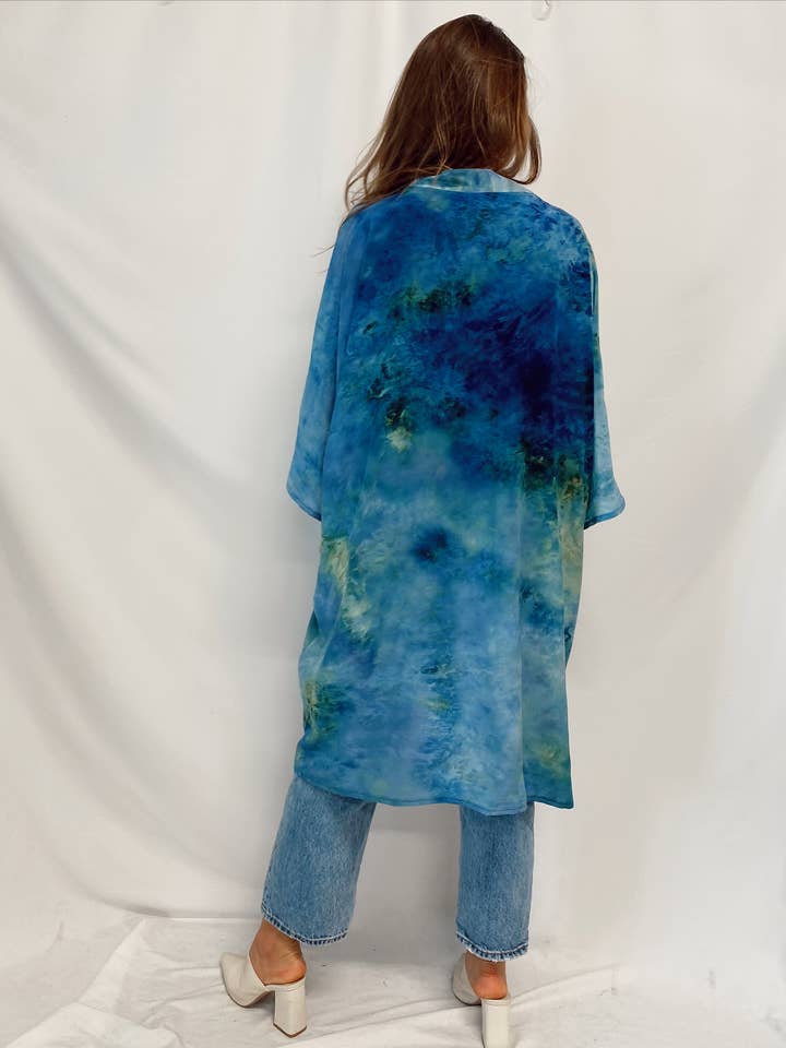 Sea Silk Kimono Long for wholesale by Explore Designs By Emelia Prince Ruyle