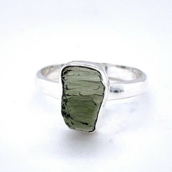 Esprit Creations - Wholesale Single Stone/Solitaire Ring - Moldavite Rare Ring
