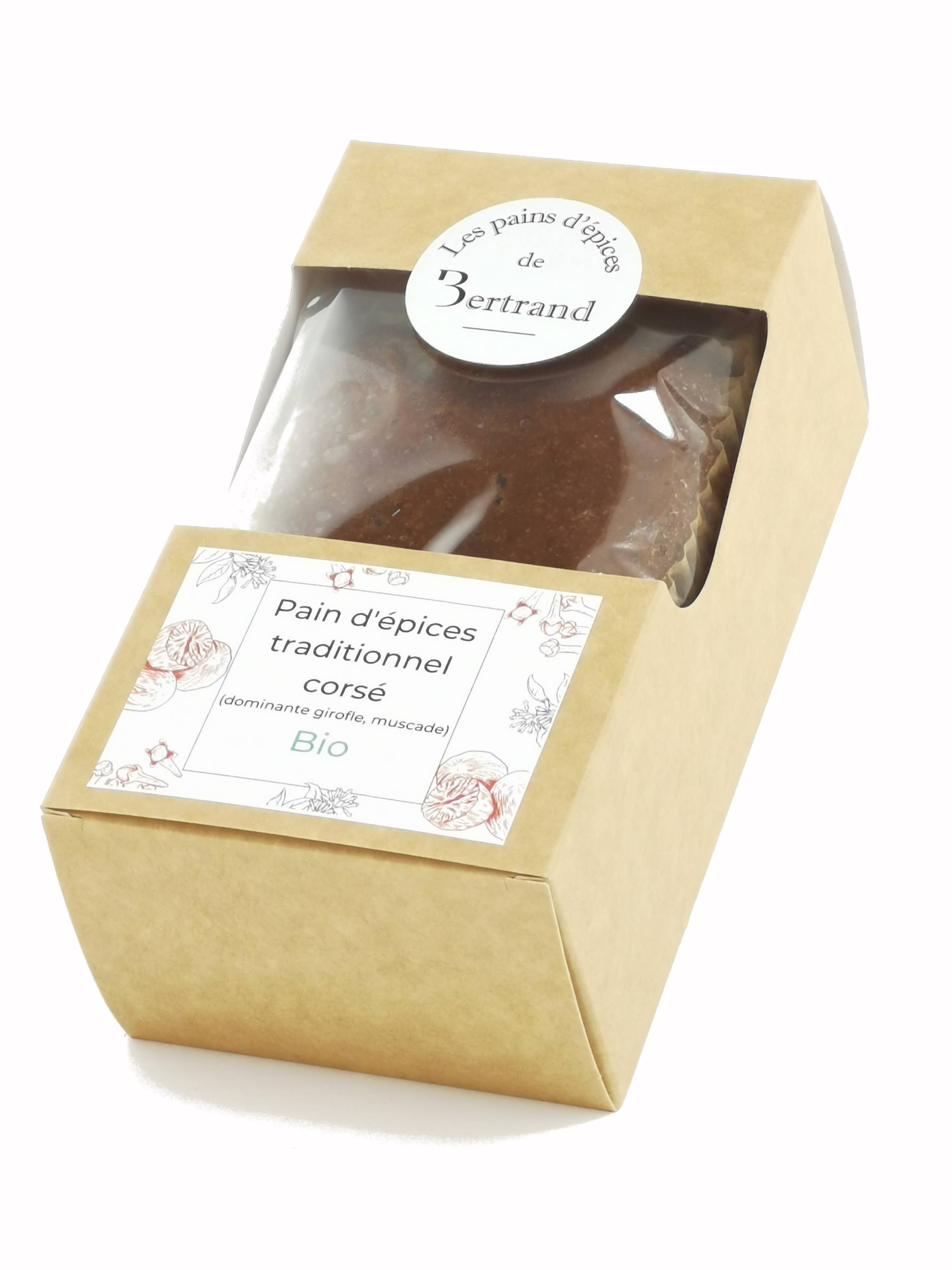 LES PAINS D'EPICES DE BERTRAND - Wholesale Bread/Tortilla - Traditional full-bodied gingerbread BIO