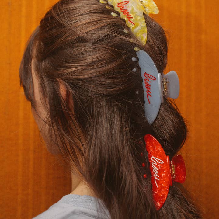 Mathilde Cabanas - Wholesale Hair Accessories Set - Women's - Red Bisou hair clip