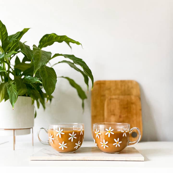 Hope and Grey Creative – wholesale Kaffekoppar – Daisy Flower Mugg