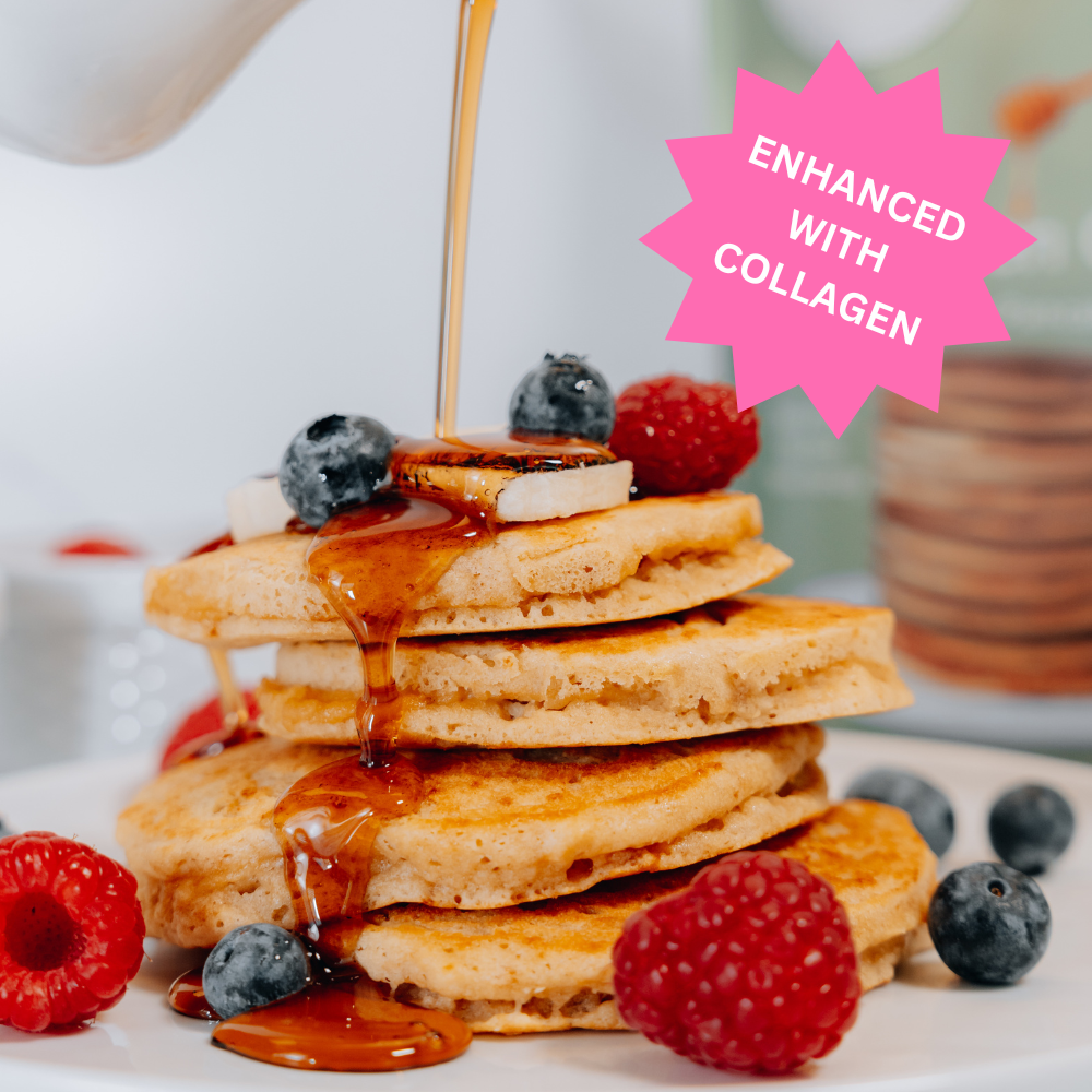 Belly - Vente Préparation pour pancakes - Mélange pour pancakes et gaufres sans gluten, enrichi en collagène4