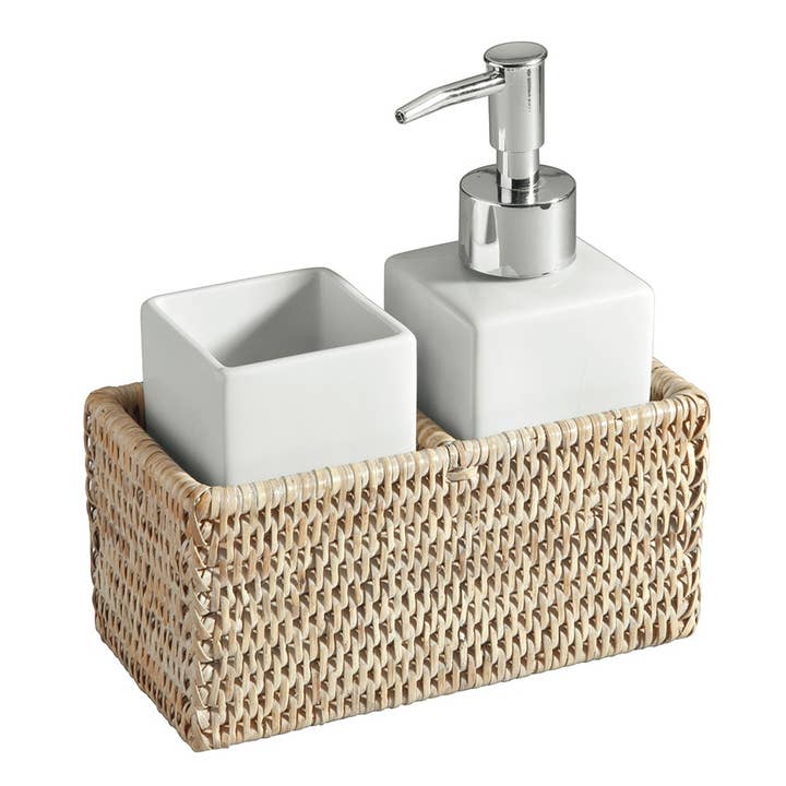 3-teiliges Set So-so Weiß mit Korb für den Großhandel von Pagan