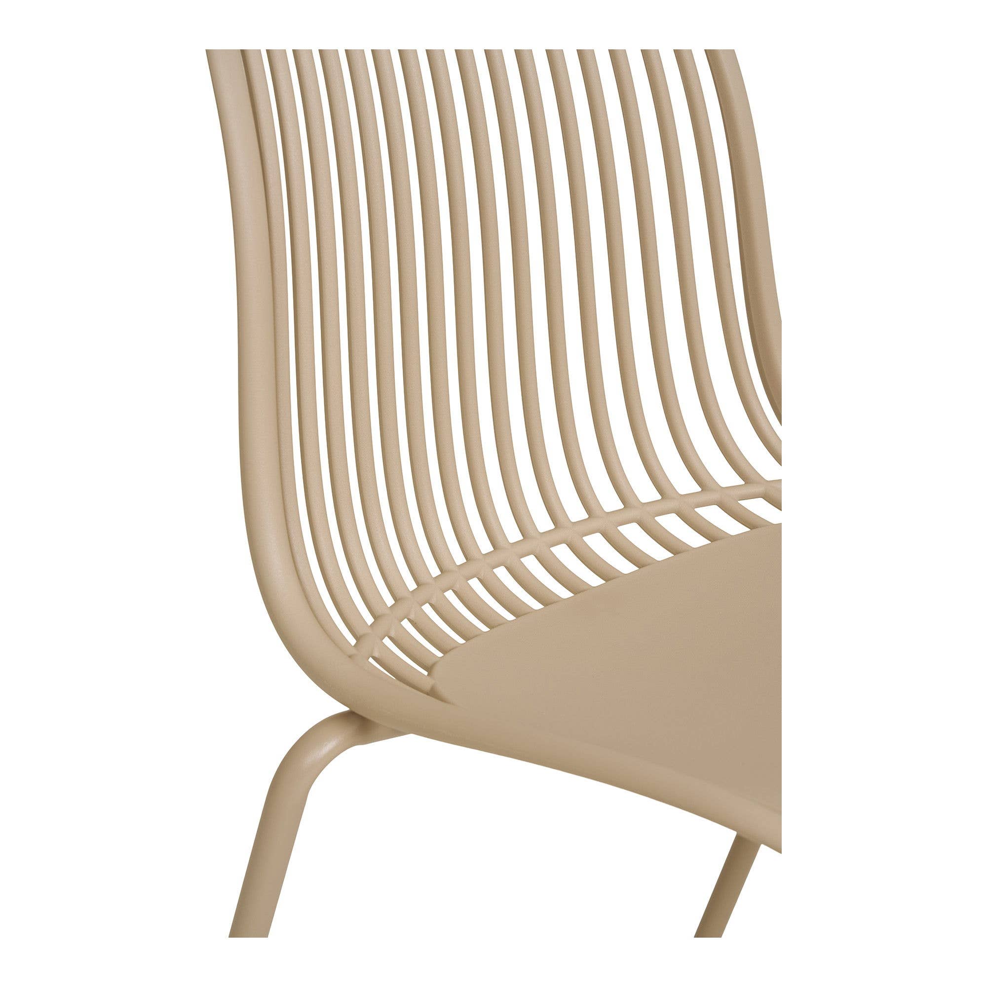 House Nordic – Großhandel Outdoor-Stuhl – Branson Gartenstuhl. Sand. 55x46,5x82 cm5