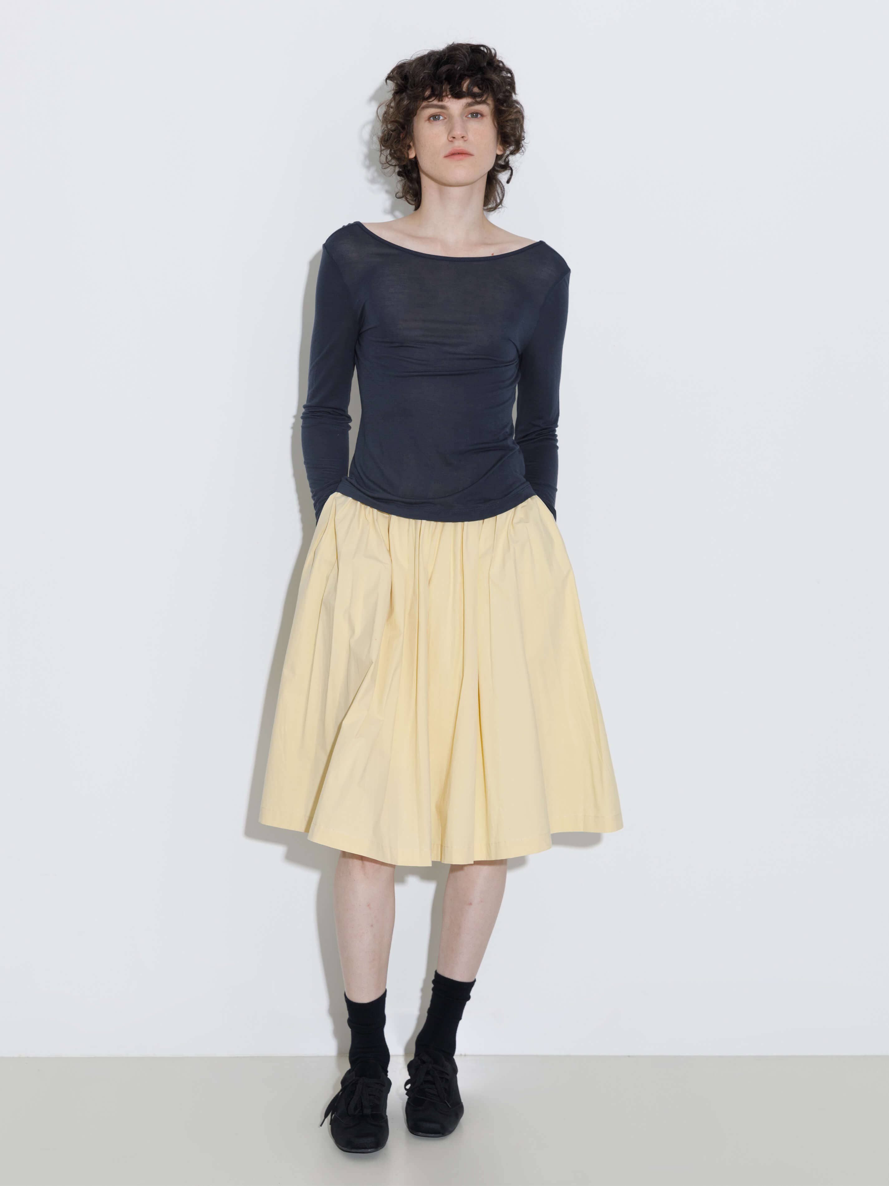 CUBIC - Wholesale Knit Top - Women's - Backless Deep U-Neck Sheer Knit Top8