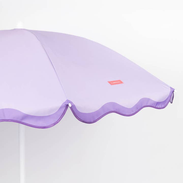 Flamingueo - Wholesale Beach Umbrella - Purple wavy umbrella2