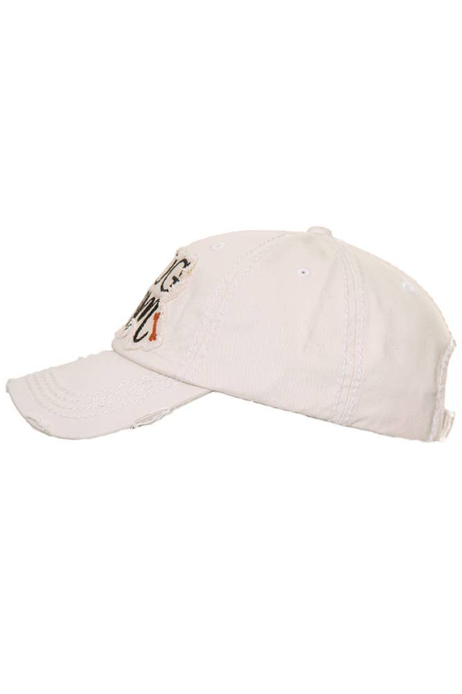 Hana – wholesale Baseballkeps - Dam – DOG MOM keps med vintagepatch och sliten look16