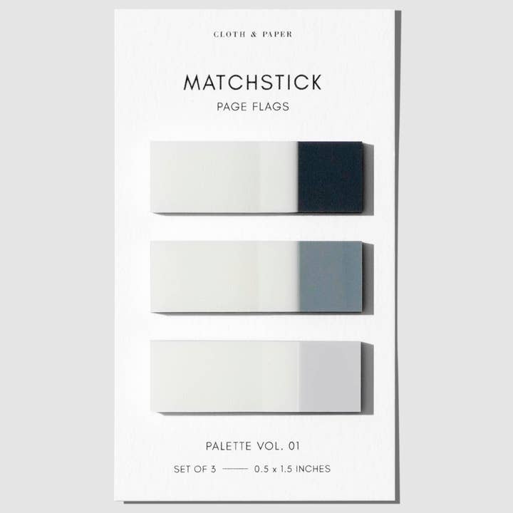 Cloth & Paper – Engroshandel Klistermærke – Matchstick Side Flag Sæt