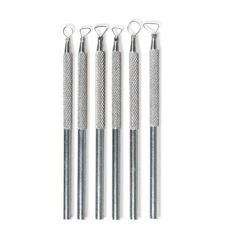 Nobel Arts - Wholesale Sculpture Medium - Mini Ribboned Sculpting Tools - Set Of 6
