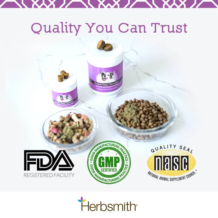 Herbsmith - Wholesale Pet Supplement - Dog - Sound Dog Viscosity - Joint Support for Dogs7