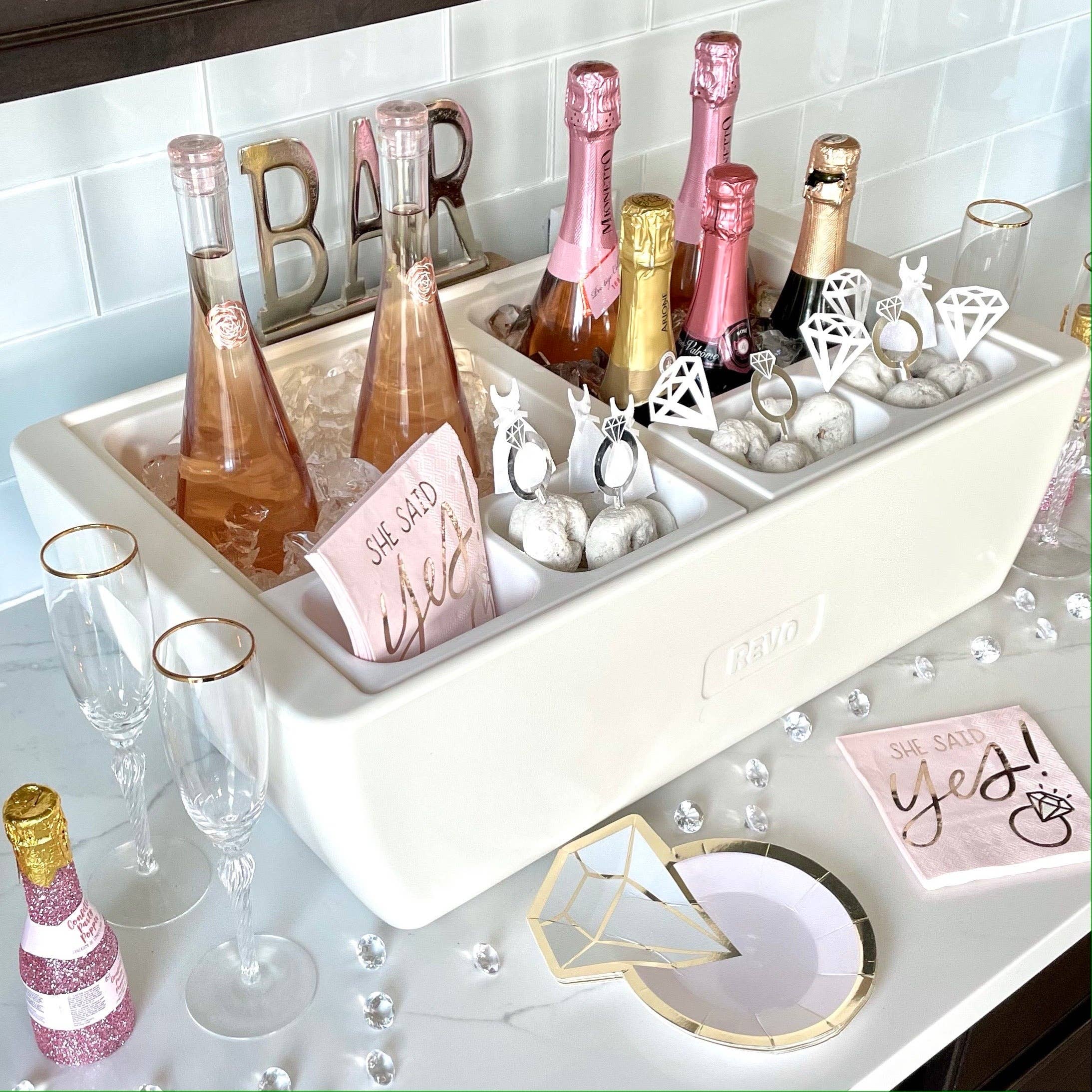 REVO Coolers - Wholesale Cooler/Cooler Bag - Dubler Party Cooler™ | Polar White1