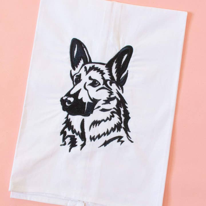 Towel - German Shepherd Dog for wholesale by Vibrantly Blue