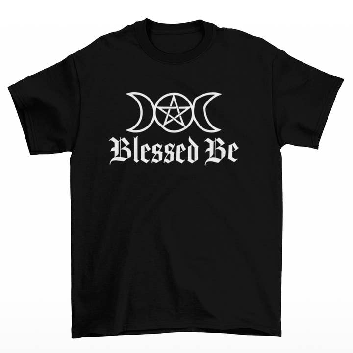 Wickedly Divine Shop - Venta al por mayor Camiseta serigrafiada - Unisex - Bendito sea, Camiseta Metafísica Wicca
