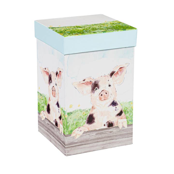 Evergreen Enterprises - Wholesale Insulated Mug/Tumbler - Ceramic Travel Cup, 17 OZ. ,w/box, Spotted Pig1