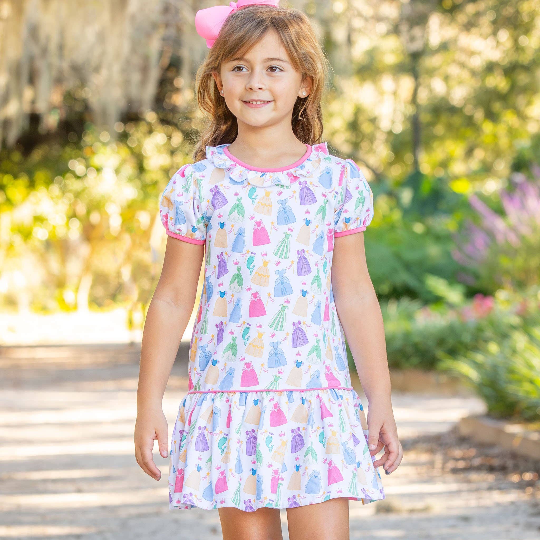 Shrimp and Grits Kids - Wholesale Dress - Kids - Princess Drop Waist Dress3
