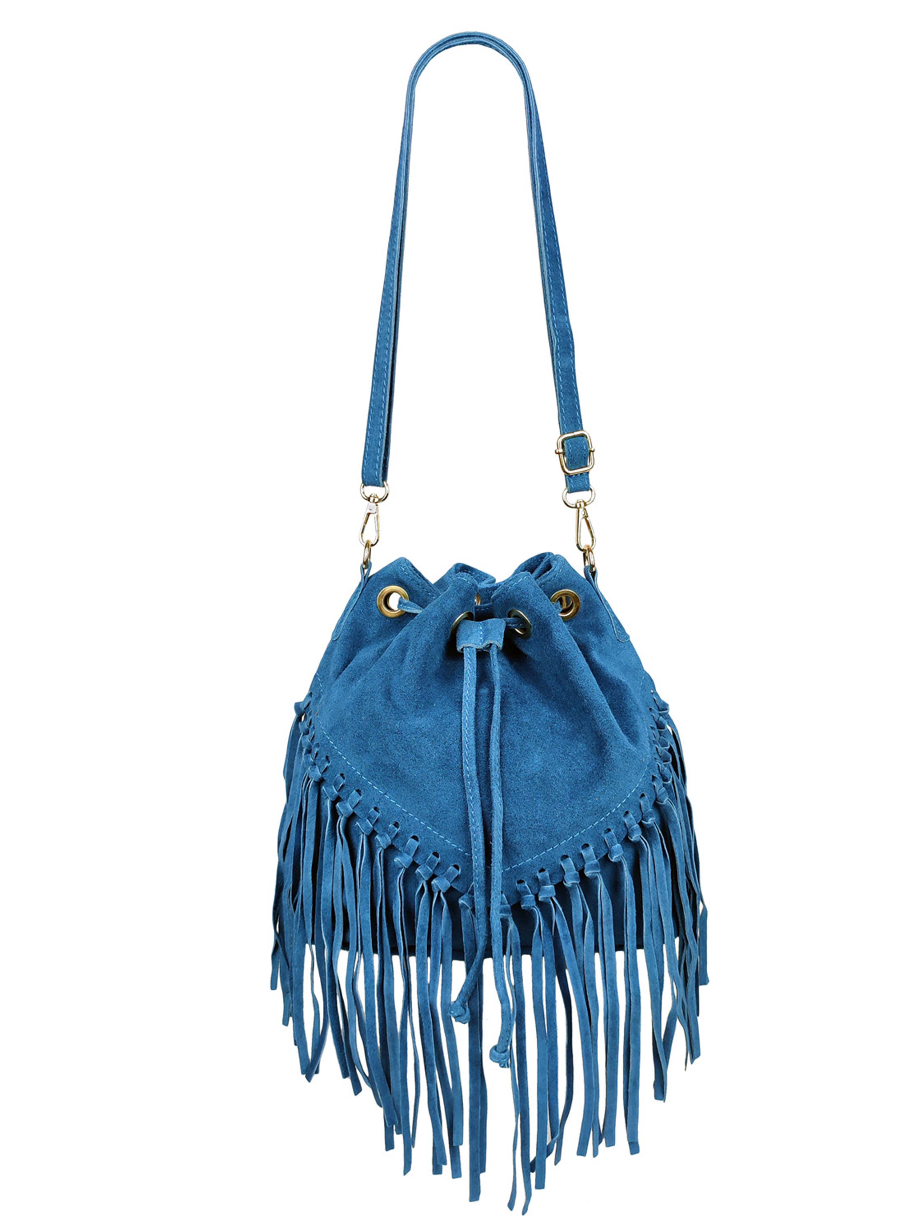 Florence Leather - Wholesale Shoulder Bag - Women's - Fringed suede bag6