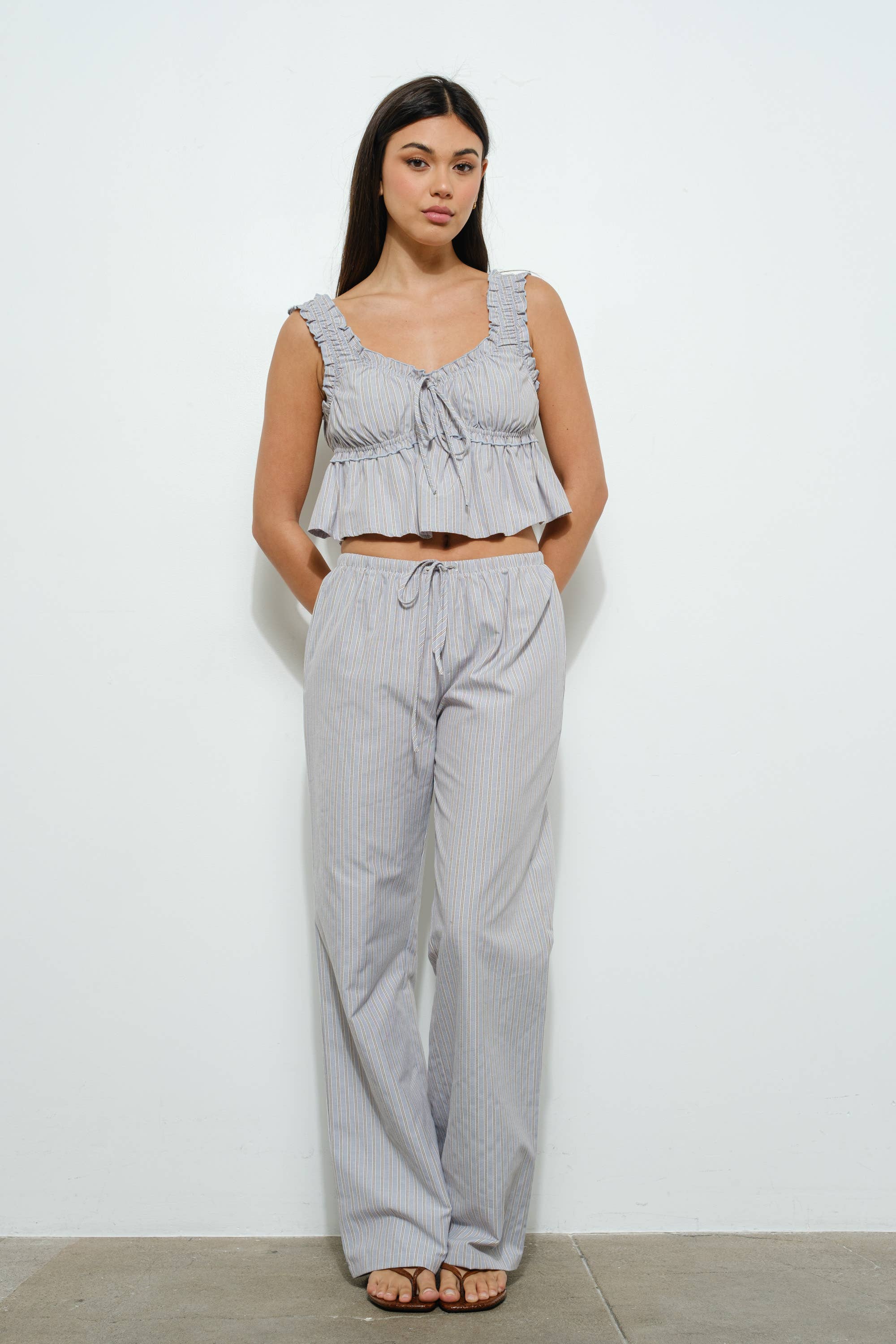 Pretty Garbage – wholesale Byxor - Dam – ENKLA BYXOR MED DRAGSNÖRE0