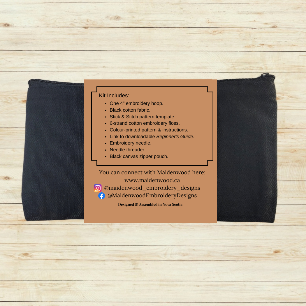 Maidenwood Embroidery Designs - Wholesale DIY Craft Kit - The Planchette Hand Embroidery Kit2