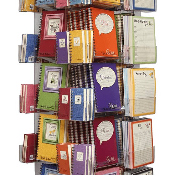 Spinner Display DISP-S100C for wholesale by Journals Unlimited