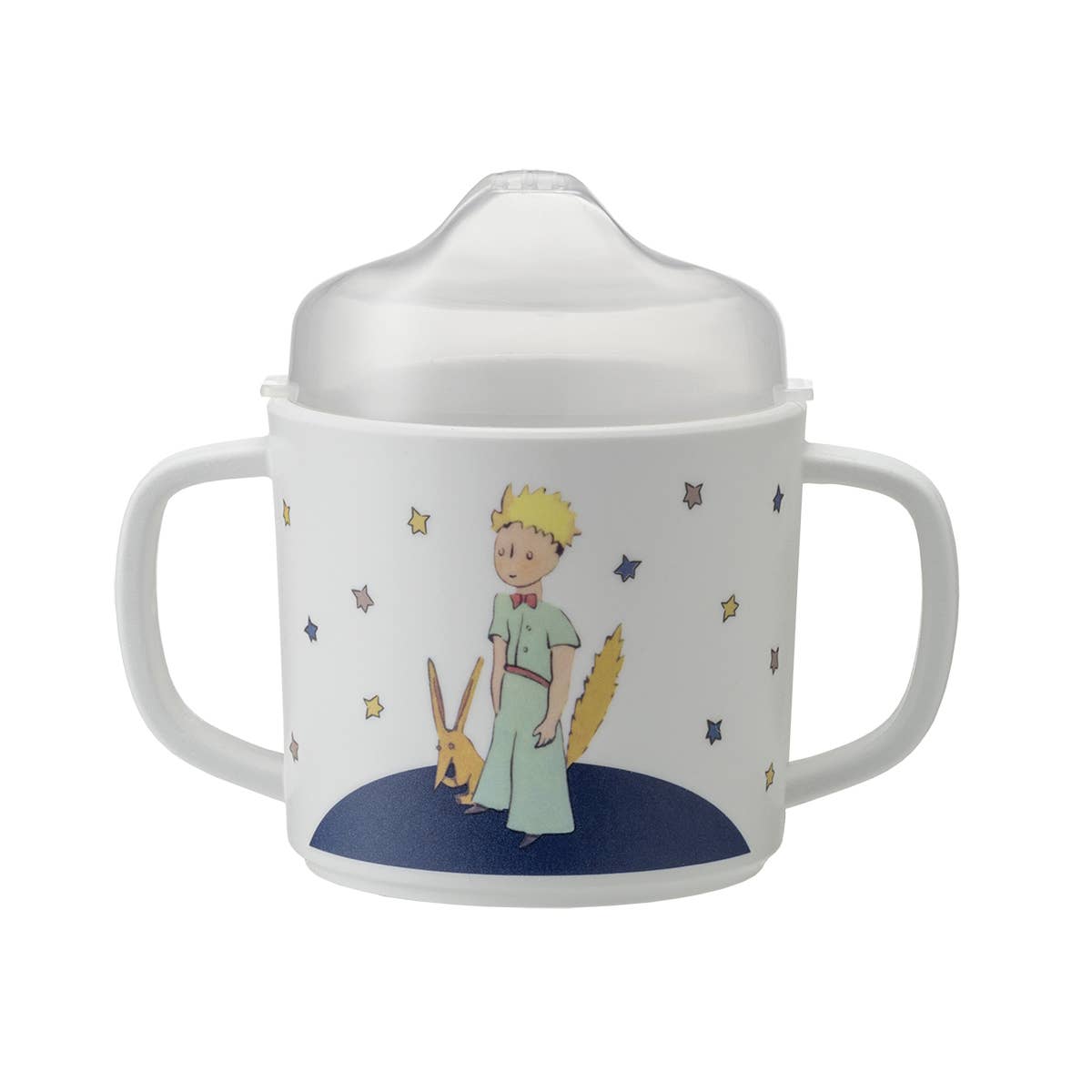 Blue PP904R Double-handled cup with anti-slip base Little Prince for wholesale on Faire