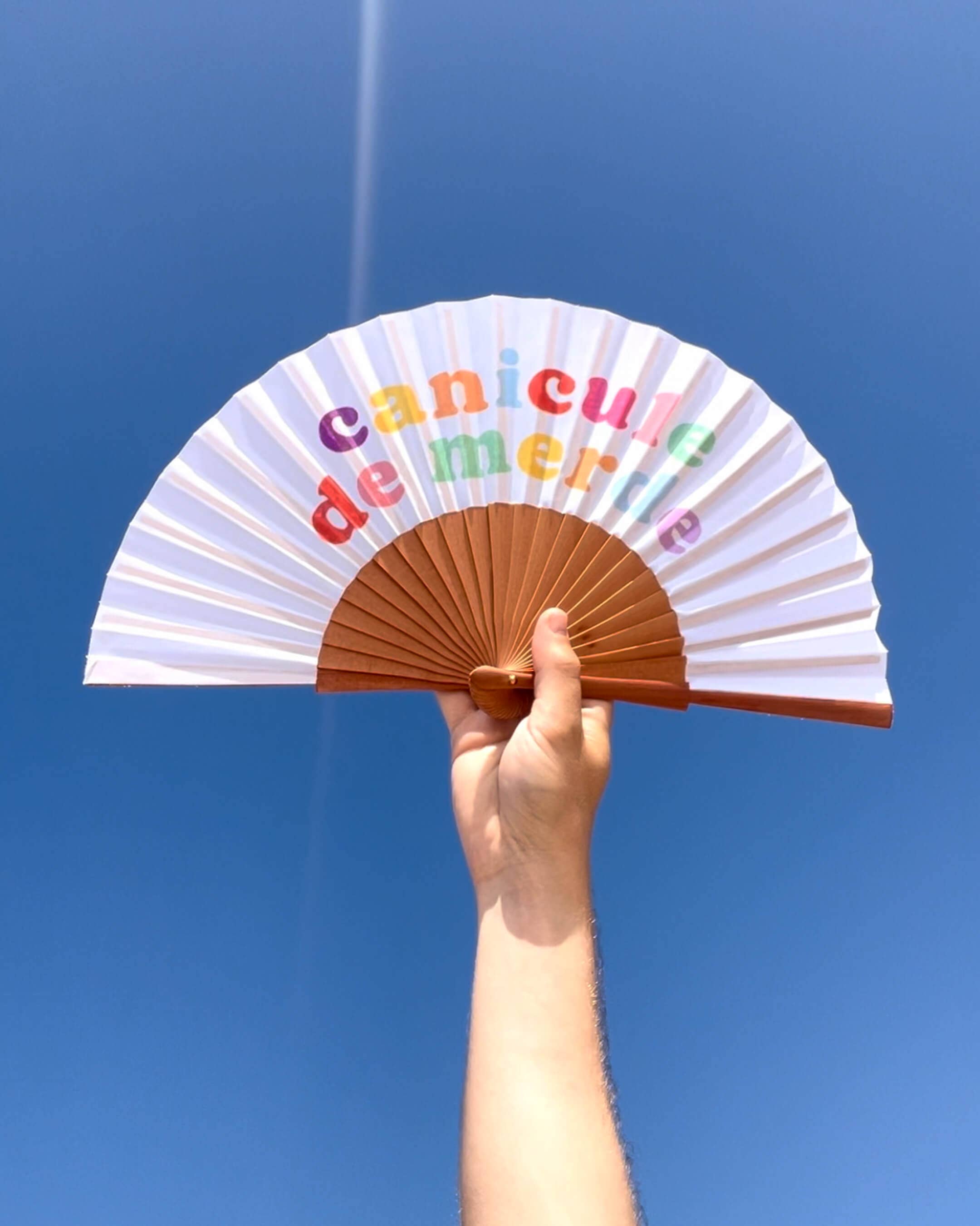 Thomas Gravereau - Venta al por mayor Ventilador plegable de mano - Abanico « Fucking Heatwave »3