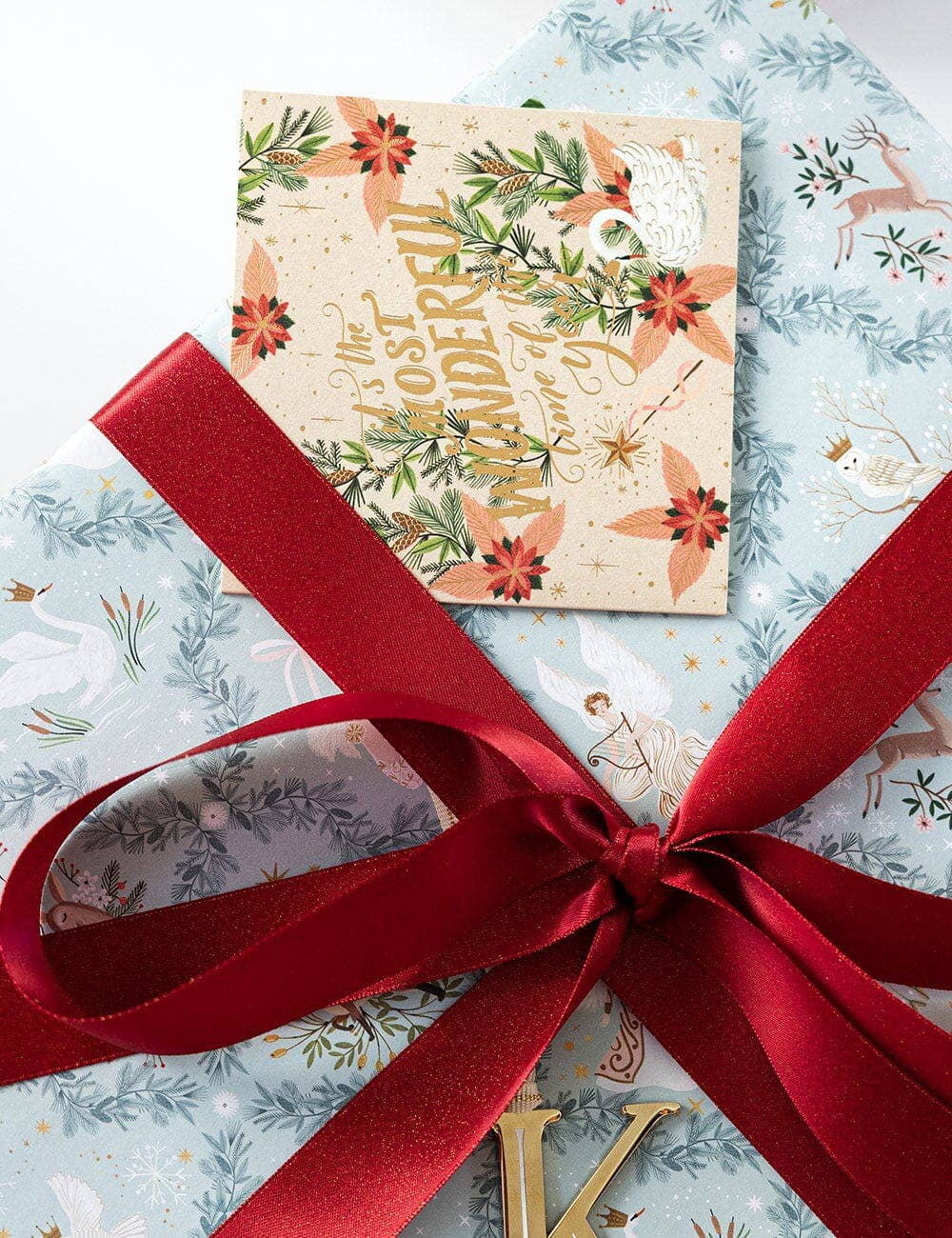 Bespoke Letterpress – Großhandel Band – Geschenke verpacken – Rotes Schimmer-Satinband 30 Meter7