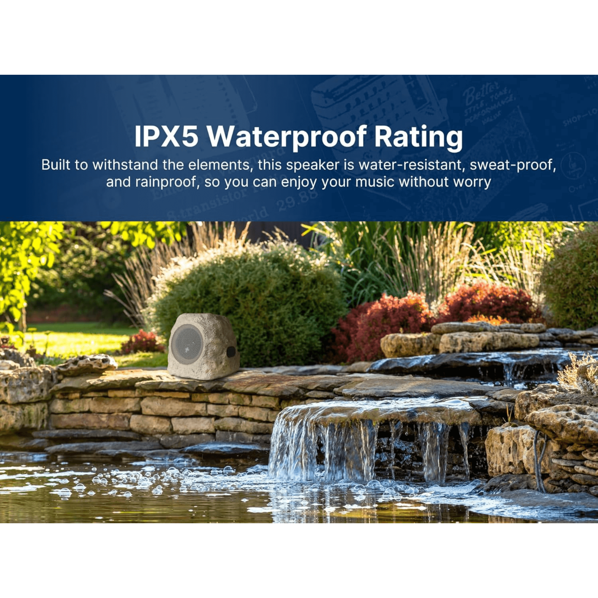 JupiterGear Home - Wholesale Speakers - Emerson Rock Party Solar Multicolor LED Bluetooth Speaker9