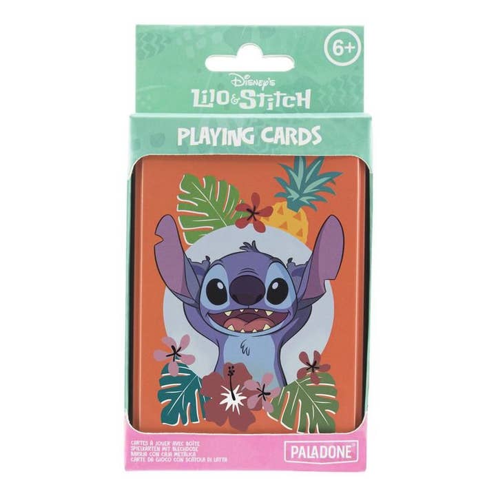 Disney Stitch Playing Cards in a Tin for wholesale by Paladone UK