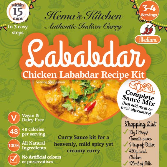 Hema’s Kitchen – wholesale DIY food kit – Lababdar Curry Kit - Large
