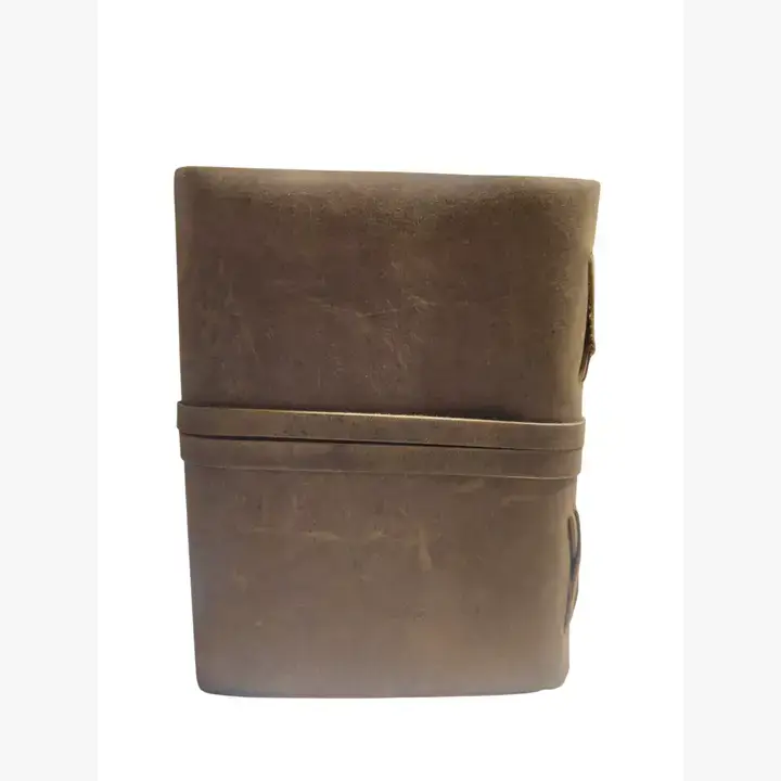 Tuzech Leather - Venta al por mayor Diario/agenda - Diario de Cuero Marrón Hecho a Mano Vintage con Llave4