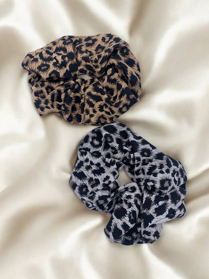 Haargummi mit Leopardenmuster FQ4 für den Großhandel von BYREN | ÉLINE L'ATELIER