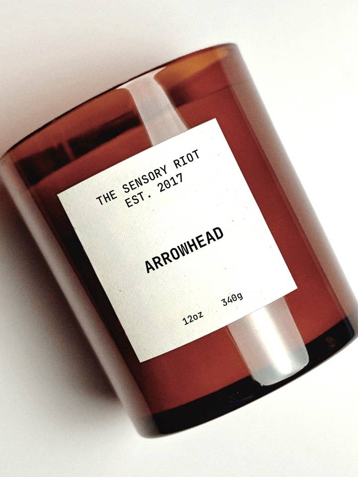 ARROWHEAD 12 oz candle for wholesale by The Sensory Riot