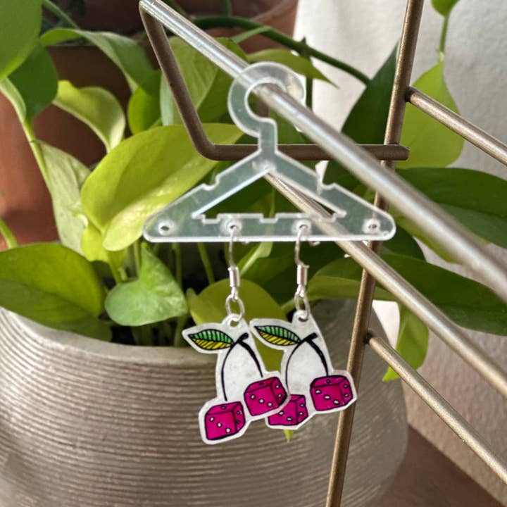 Cherry-dice Earrings for wholesale by Mojave Mint