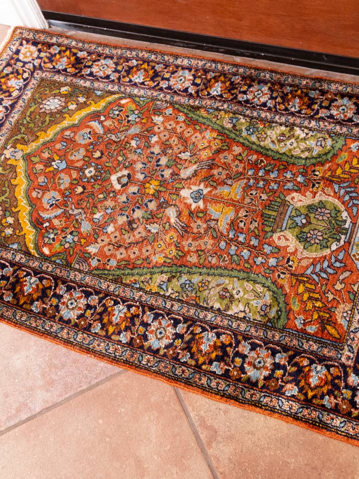 Mihrimah Handmade Silk Turkish Rug for wholesale by Mosaic Atelier