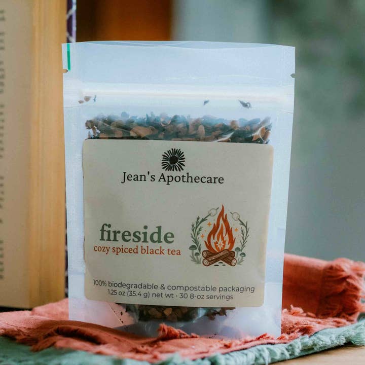 Jean's Apothecare - Wholesale Loose Tea - Fireside | Cacao & Spiced Black Tea for a Cozy Holiday 5