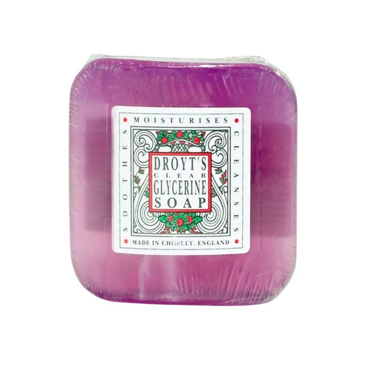 Engelse lavendel glycerinezeep 125g voor wholesale door Droyts Fine Soap