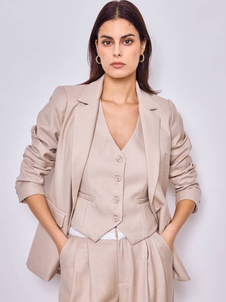 LULUMARY - Wholesale Suit Jacket - Women's - Straight jacket V2945