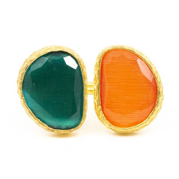 Anel Duplo Omikron Multi por atacado de 7East