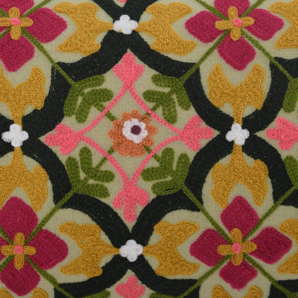 Karma Living - Wholesale Lumbar Pillow - Set of 2 Geometric Grey Canvas Pillows 12x24"2